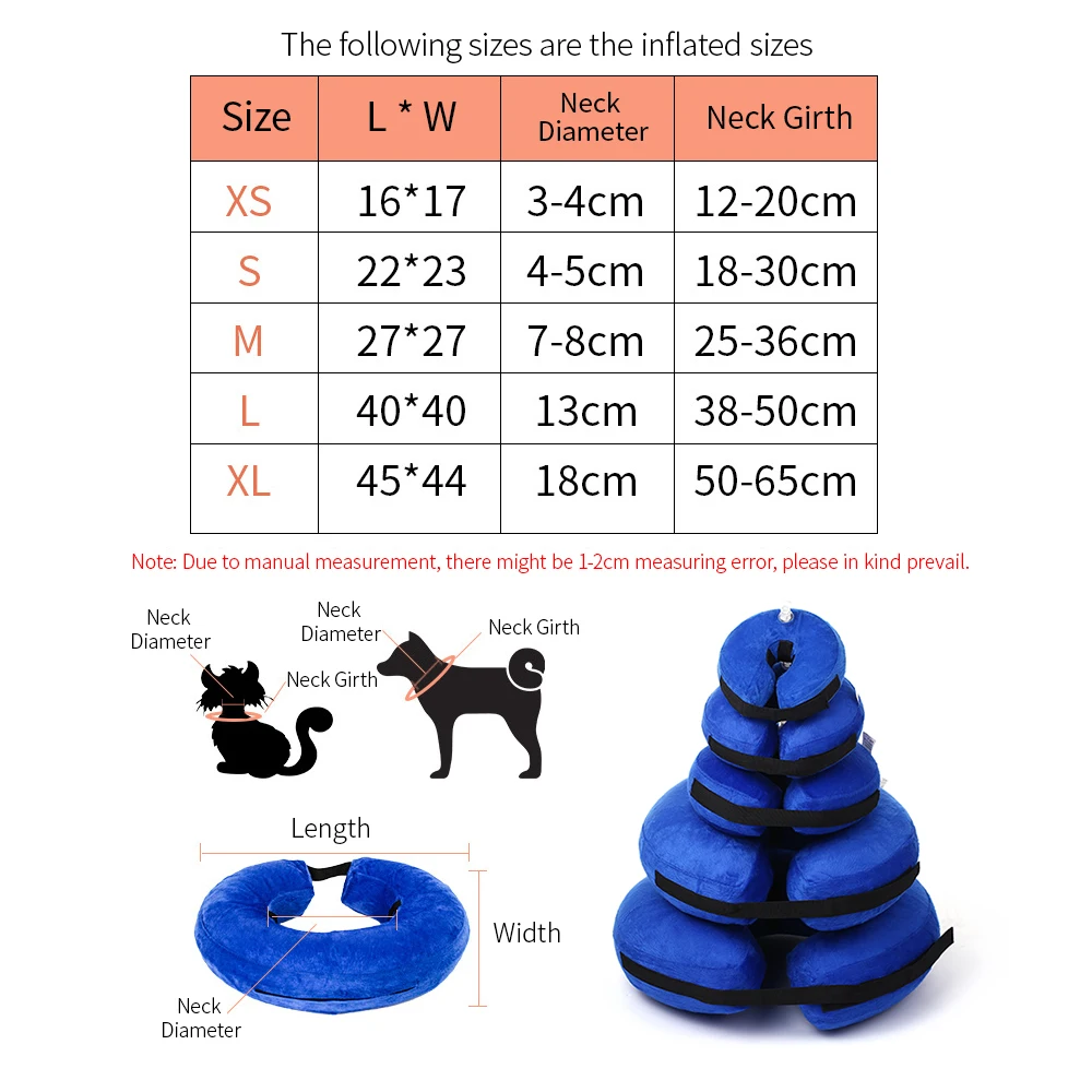 Anti-bite-Wound-Healing-Protective-Neck-Ring-Supplies-Adjustable-Pet-Dog-Collars-Protective-Inflatable-Collar-for