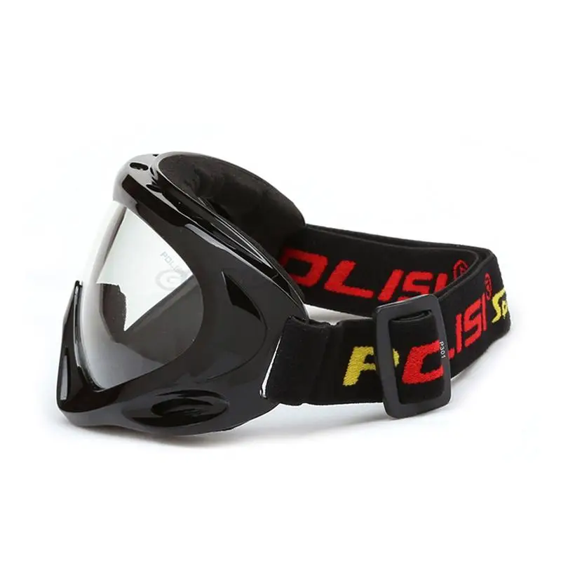 POLISI niños esquí gafas UV protección Anti-Niebla, lente claro Snowboard gafas de nieve, esquí, montañismo, Esqui gafas