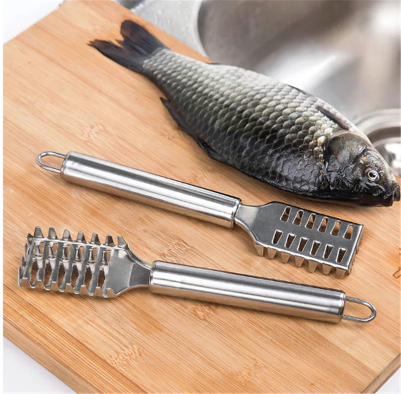 Kitchen-supplies-Stainless-steel-Fish-scales-Scraper-seafood-Cleaning-Tools-Scale-removal-Knife (2)