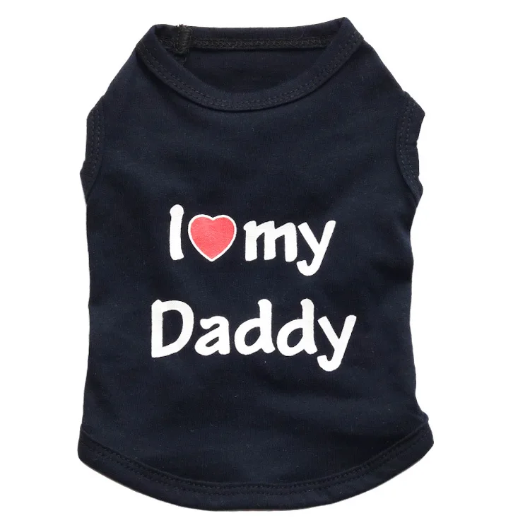 "I ♥ You Mommy" Cotton Cat Vest "I ♥ You Mommy" Cotton Cat Vest