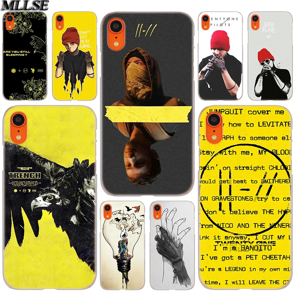 

MLLSE Twenty One Pilots Fashion Cover Case for iphone XS Max X XR 8 7 6 Plus 5 SE 5S 5C 4 4S Mobile Phone Bags Hot