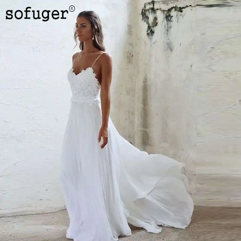 backless summer wedding dresses
