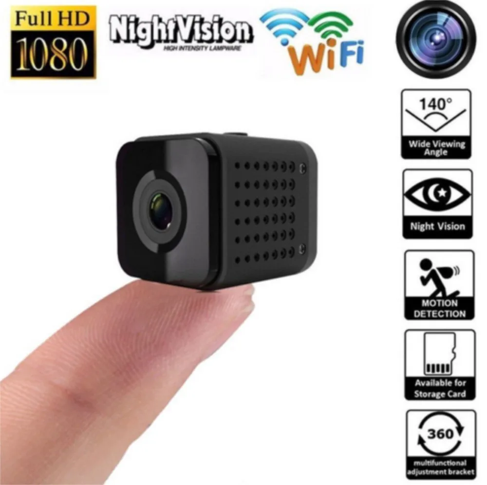

2019 New HDQ13 Mini Camera Wireless Wifi IP Security Camcorder 1080P HD Night Vision Mini Camera HD WIFi Wireless Network