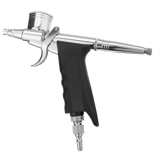 Dual Action 0.3mm 7cc and 11cc Airbrush Spray G un Airbrush Kit for Model Paint Tattoo