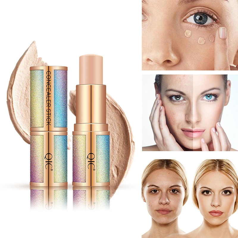 

Magical Makeup Concealer Stick Foundation Makeup Full Cover Contour Face Concealer Cream Moisturizer Hide Blemish Freckles TSLM