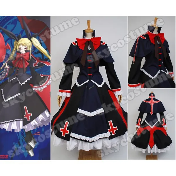 Женское платье-триггер BlazBlue Calamity Rachel Alucard костюм для костюмированной вечеринки