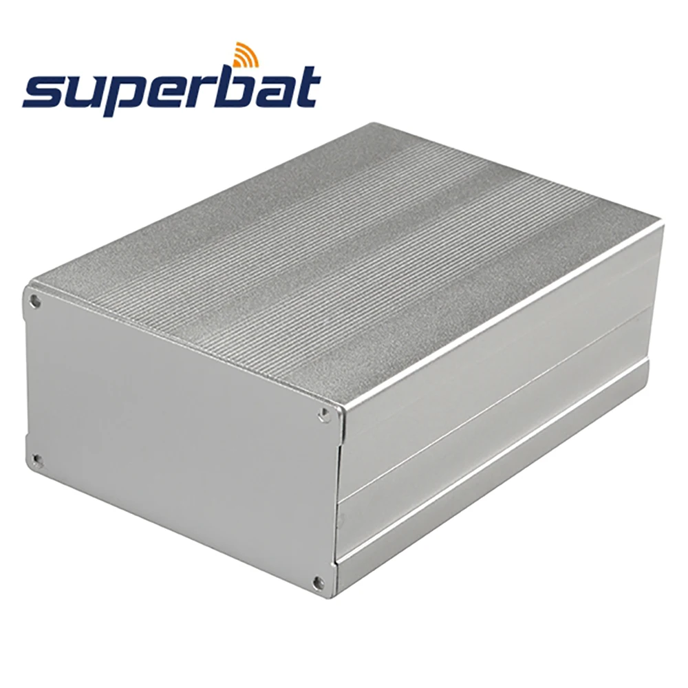 

Superbat 150*105*55 Big Extruded Aluminum Box Electronic PCB Amplifier DIY Instrument Enclosure Case 5.91"*4.13"*2.17"(L*W*H)
