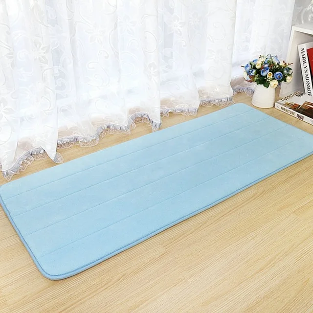 

Non-slip Water Absorption Area Rug 3 size Coral Fleece Memory Foam Carpet Doormat Floor Mat For Bathroom Kitchen Home Supplies