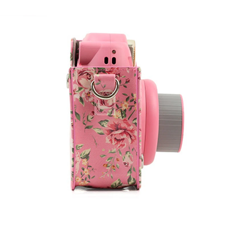Красочные Лес структуры кожи Камера сумка для CAIUL Fujifilm Instax Polaroid Mini 8/8+/9 плечевой Камера защитная сумка