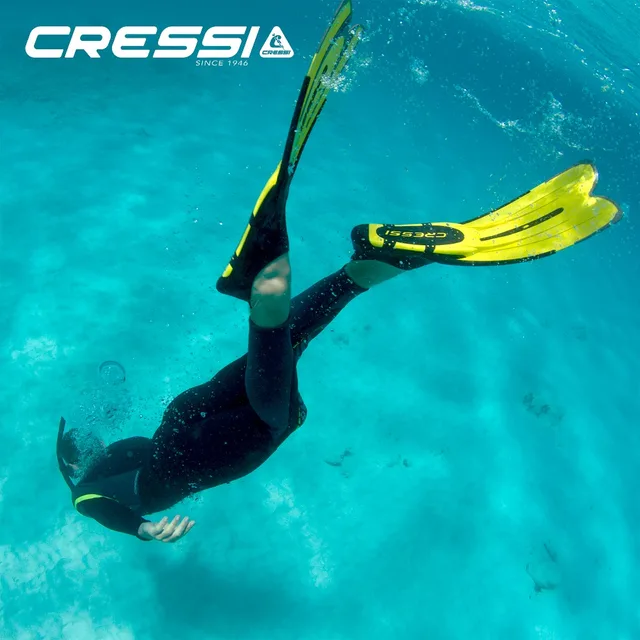 Cressi Agua Diving Fins Swimming Snorkeling Fin for Adults Long Blade