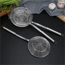 Ladle Wire-Skimmer-Spoon 20cm Handle Stainless-Steel Asian Strainer with 14cm 14cm