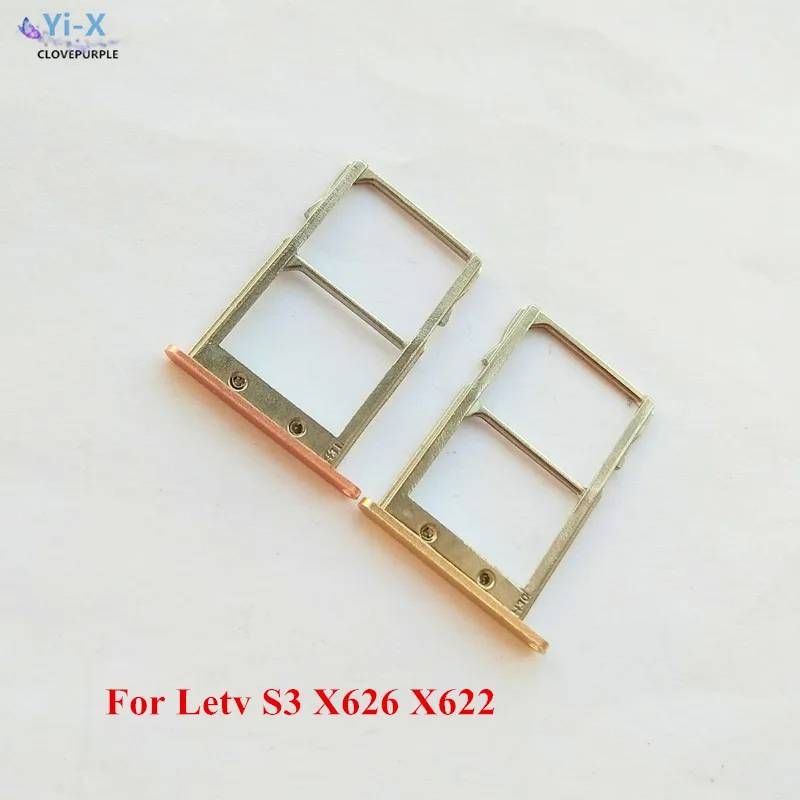 1PCS SIM Card Tray Holder Slot Adapter For Letv LeEco Le S3 X626 X622 Replacement Parts | Мобильные телефоны и аксессуары