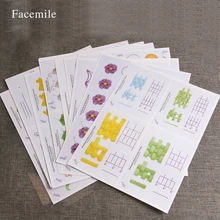 Торт практика шаблон доска Обледенение труб рисунок DIY паста обучение бумага украшения помадка Декор выпечка в подарок поставки 52133