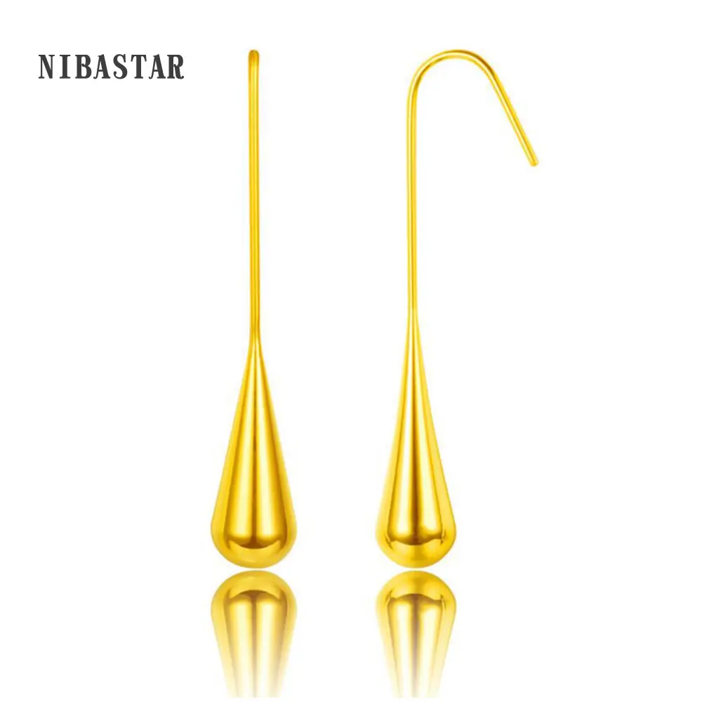 

New Arrival Fashion Earrings 4 Colors Drop Water Earrings Stainless Steel Material Trendy Style Earrings Jewelry