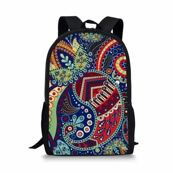 

ThiKin Colorful Cartoon Children Backpacks Printing Bookbag Daily Boys Girls School Bag Students Rucksack Mochila