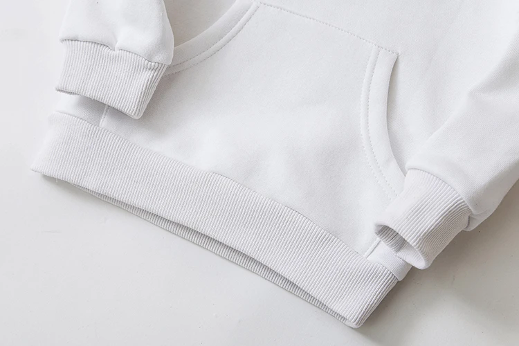 Весенние детские белые свитшоты для мальчиков детские однотонные толстовки хлопковый пуловер для девочек Однослойная верхняя одежда для детей от 1 до 17 лет