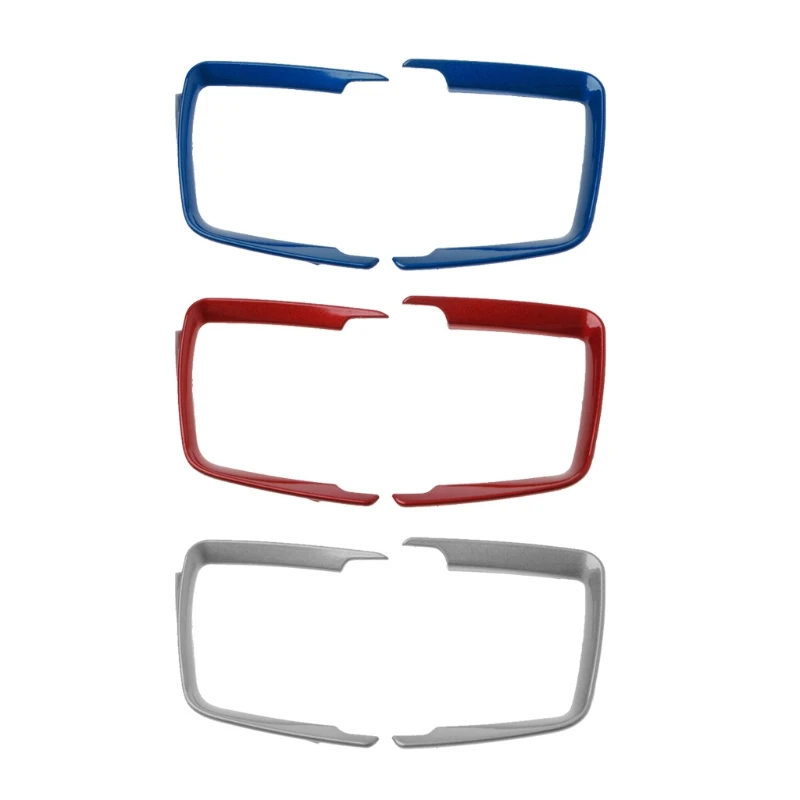 2Pcs ABS Chrome Headlight Switch Car Styling Frame Trim Adjustment Circle Sticker For BMW F30 F31 F32 F34 3 4 Series 320 328