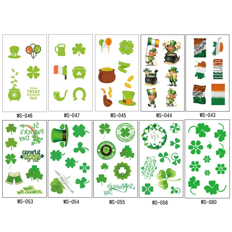 المؤقتة الوشم ملصق البرسيم أربع أوراق البرسيم ايرلندا القديس باتريك DayInstant الوشم الجسم الفن للماء الذراع وهمية الوشم المؤقتة الوشم ملصق البرسيم أربع أوراق البرسيم ايرلندا القديس باتريك DayInstant الوشم الجسم الفن للماء الذراع وهمية الوشم