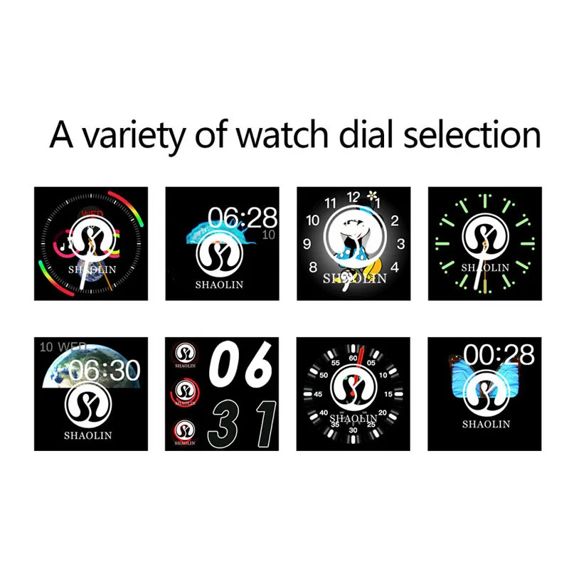 Funda de reloj inteligente Bluetooth para apple iphone xiaomi teléfono android smartwatch pk apple Watch GT88 DZ09 (botón rojo) - 6