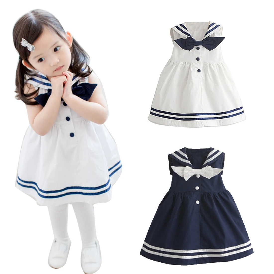 navy dress for kids