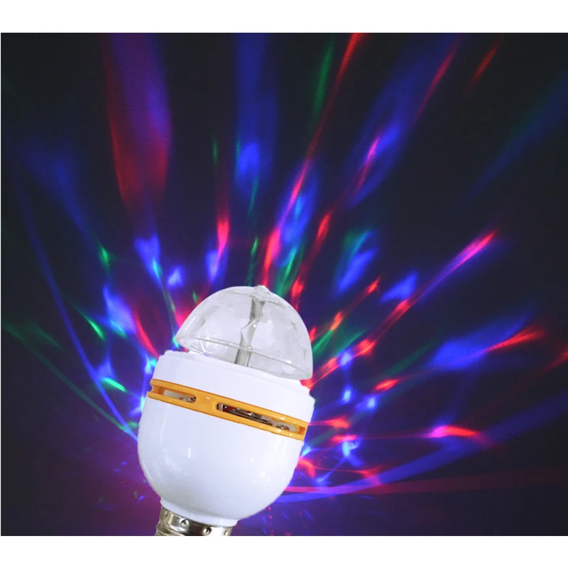 

Led RGB Mini Stage Light color Dance Lantern Projector night light Party create atmosphere 3w bulb bar decor Magic Crystal lamp