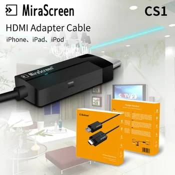 

MiraScreen Microsoft Wireless Display Adapter HDMI Video HD TV Stick Dongle Receiver Media Streamer For Computer Laptop Phone