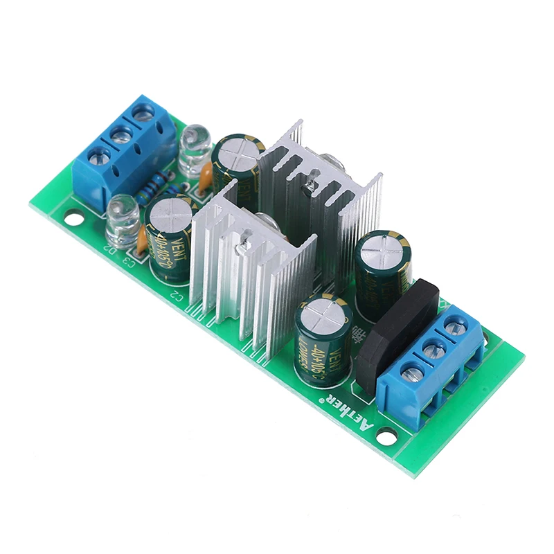 Отличное качество DC 18 ~ 35V LM7815 + LM7915 +-15 V двойной регулятор напряжения выпрямитель мост блок питания