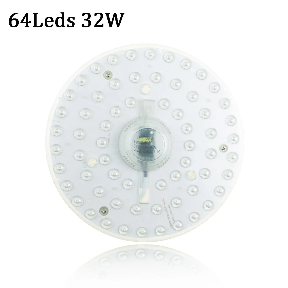 64Leds 32W LED ceiling light module DIY Led Lamps SMD2835 AC220V indoor lighting Home installation with magnet TW | Лампы и освещение