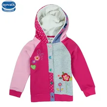 nova Girls clothes jacket child outerwear Hooded coats cartoon baby clothes kids coats children winter jackets