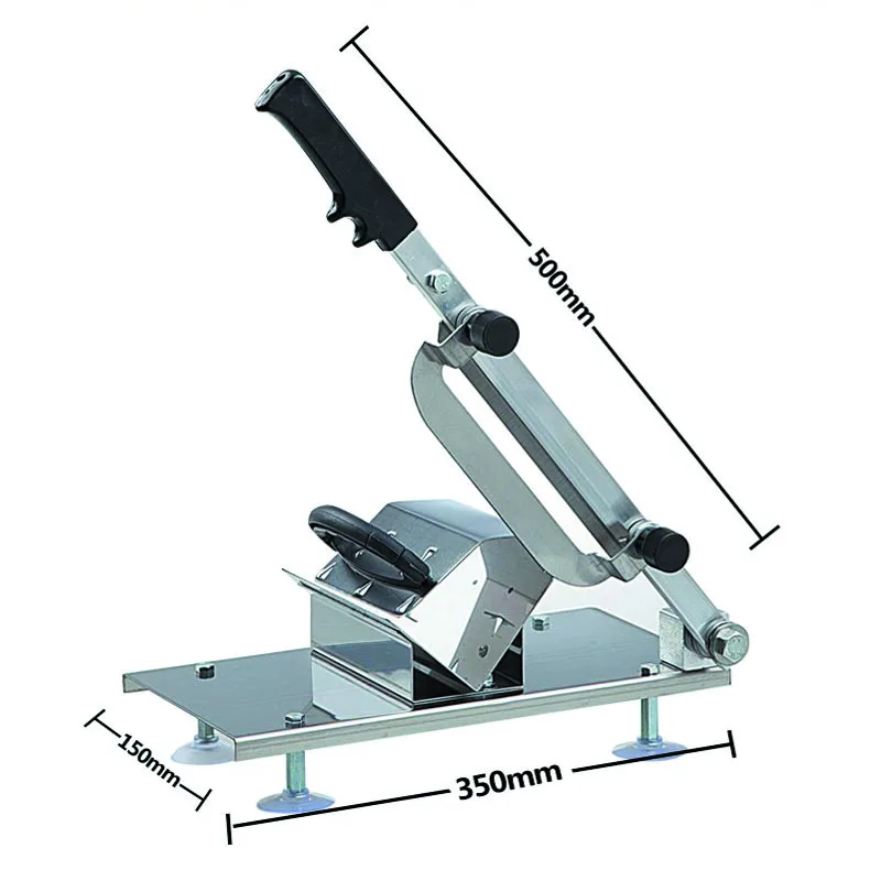 

Stainless Steel Manual Meat Slicer Commercial Meat Cutting Machine