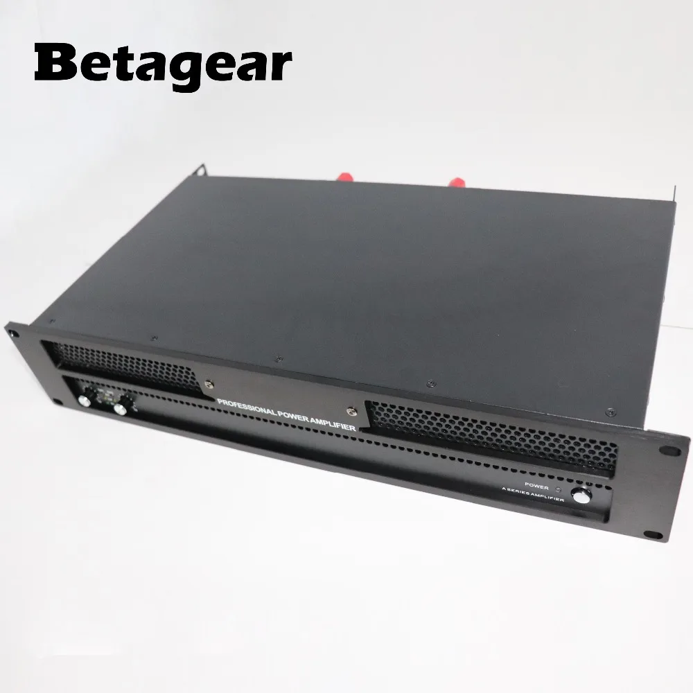 Betagear AMP800 профессиональный сценический усилитель мощности 800 Вт+ 800 Вт усилитель мощности 1200 Вт* 2@ 4 Ом аудио усилитель высокой мощности