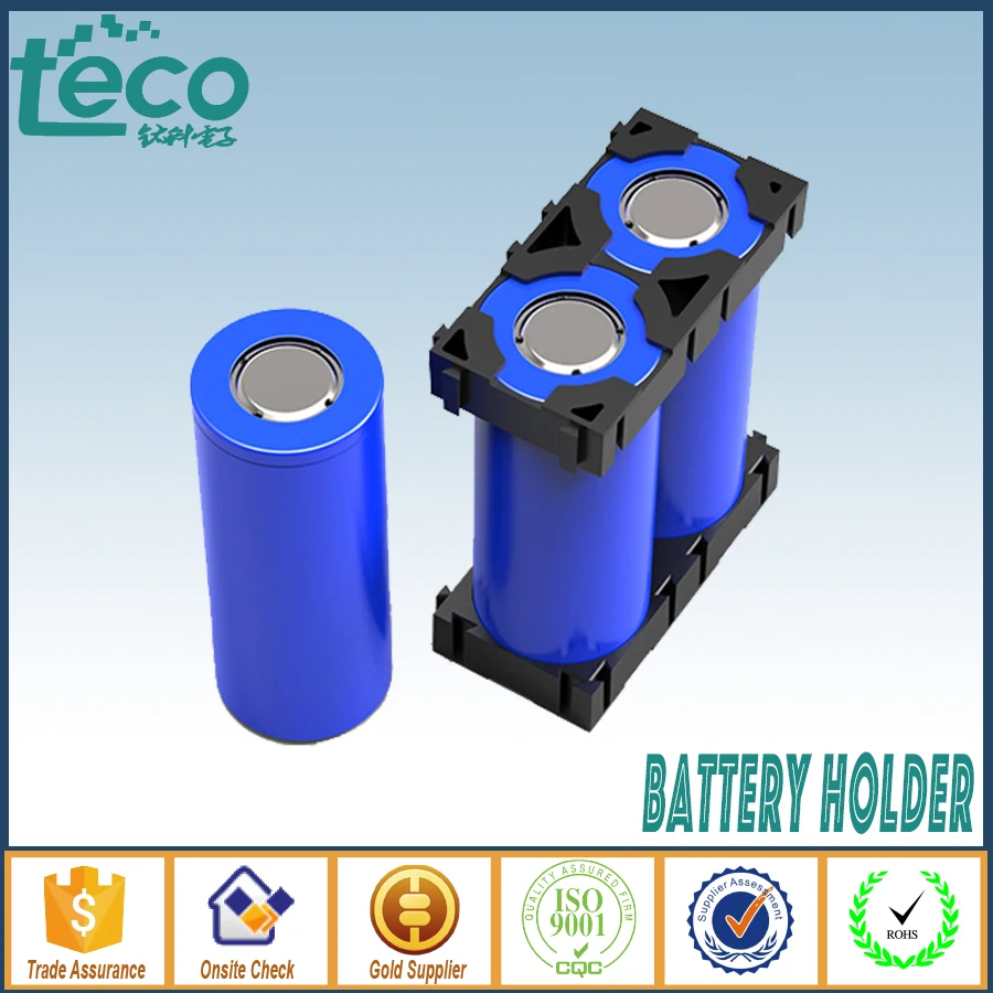 10pcs/lot 18650 battery holder 2P Cylindrical cell bracket 18650