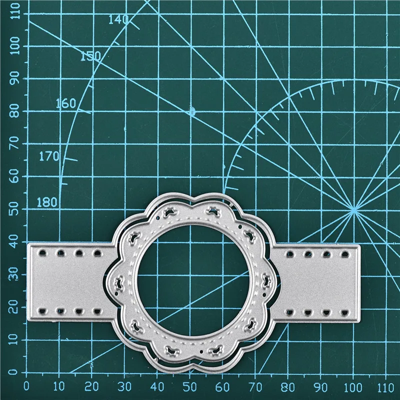 

DiyArts Flower Border Dies Metal Cutting Dies New 2019 for Card Making DIY Scrapbooking Dies Embossing Cuts Stencil Craft Dies