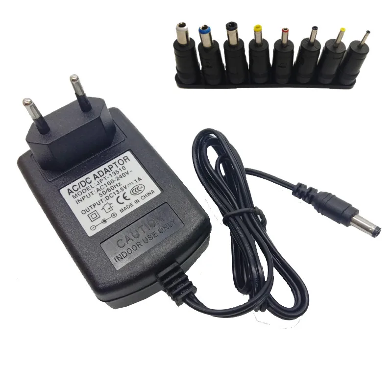 

Universal EU AU UK US plug 13.5V DC Power Adapter AC 220V to DC 13.5V 1A Converter Transformer DC4.0mm DC3.5mm Power Supply