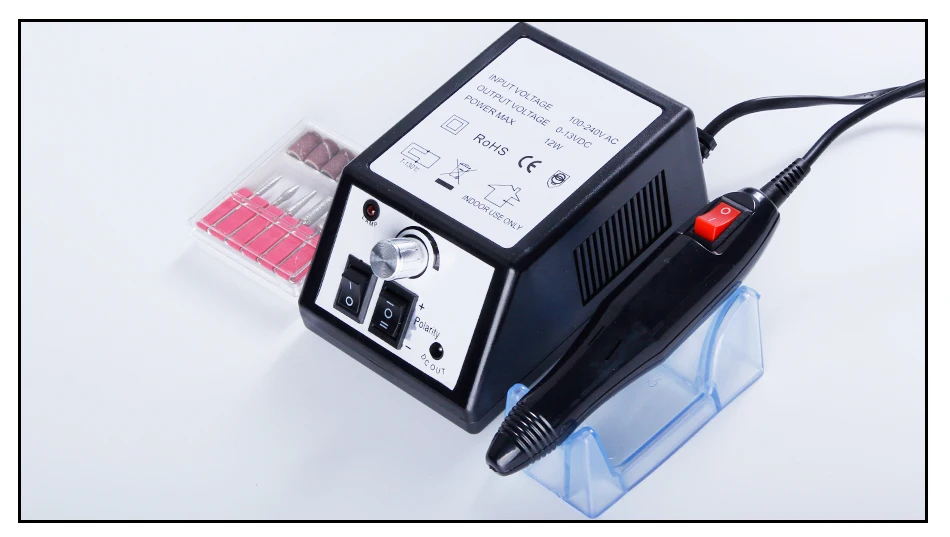 Электрический прибор для маникюра 20000 ОБ/мин педикюр машина шлифовальный инструмент Биты кутикулы акрил жидкость для снятия геля ногтей