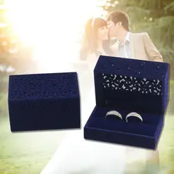 Кольцо коробка для хранения дисплей держатель Подарочный Органайзер ювелирные изделия обручальные свадебные