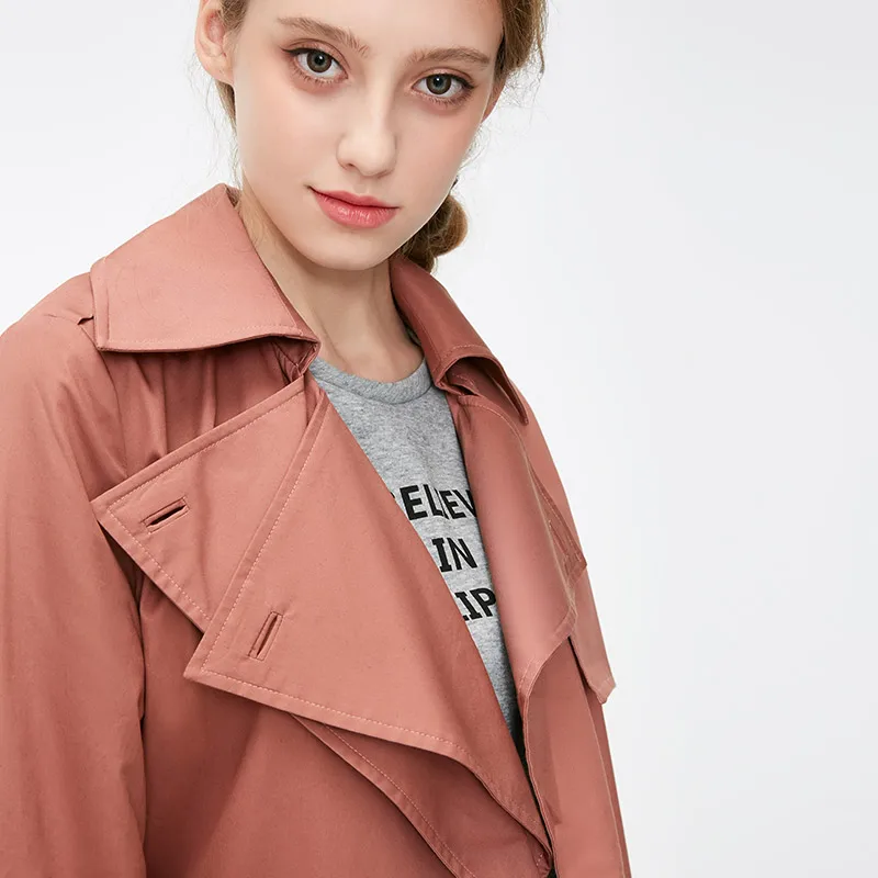 Vero Moda куртка женская женский прямой крой двухъярусный лацкан минималистский Тренч | 318321536