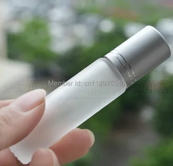 

300PCS 10ML 10ml Frosted Fragrances ROLL ON GLASS BOTTLE ESSENTIAL OIL Roller Ball Empty Perfume bottle