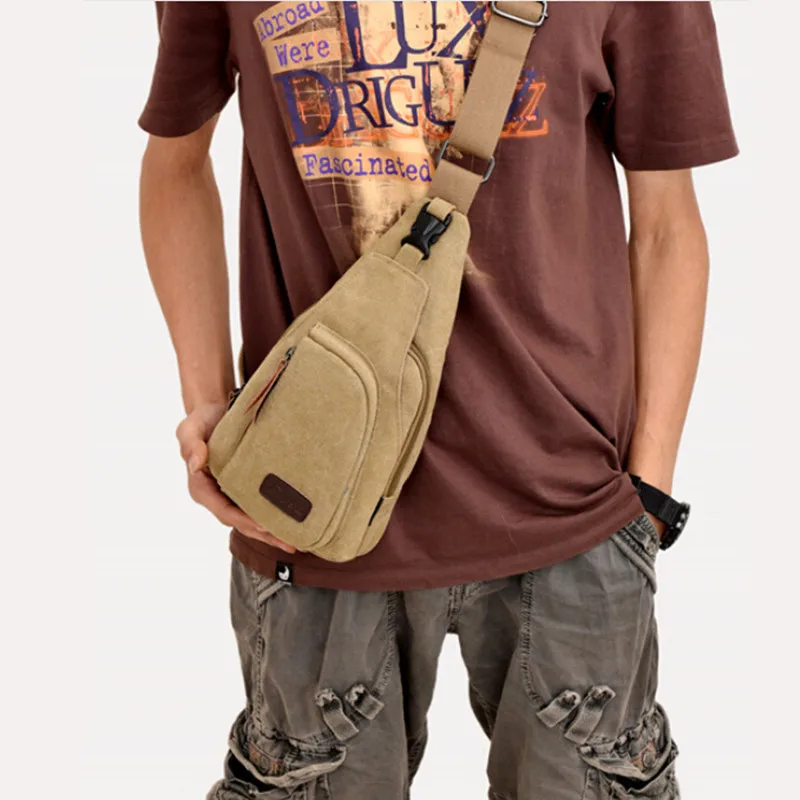 

Man Multifunctional Shoulder Bag Men Canvas Messenger Bags Casual Travel Canvas Military Haversack Casual Bag OR861567