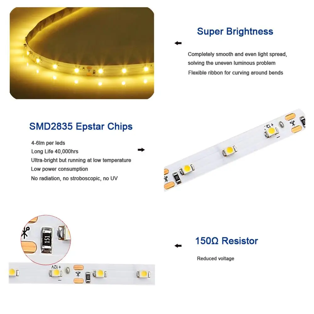 Светодиодная лента SMD3528 300 светодиодный s 5 м DC12V светодиодный гибкий светильник для шкафа s не водонепроницаемый Новинка домашнее пасхальное украшение