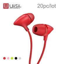 20 шт./лот UiiSii C100 наушники-вкладыши тяжелый бас стерео наушники с микрофоном для iPhone для samsung S7 маленький Гоблин