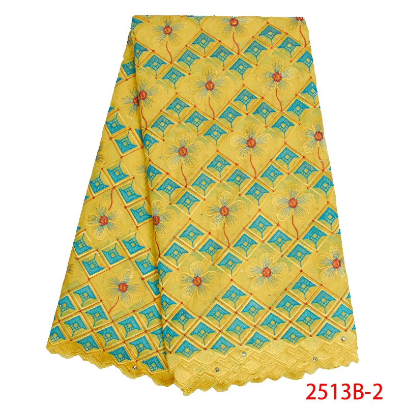 2019 Lace Fabric Swiss Voile In Switzerland 100% Cotton Laces For Nigeria Wedding Dress GD2513B-3 | Дом и сад