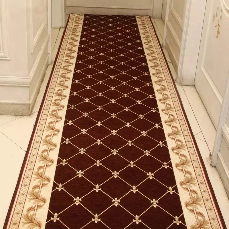 Europe Hotel Carpet Home Decoration Corridor Entrance/Hallway Doormat Anti-Slip Stairs Carpet Living Room Bedroom Rug Wedding