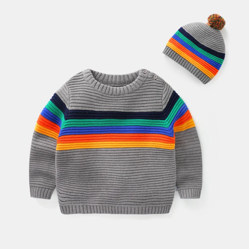 

Children's striped sweater 1