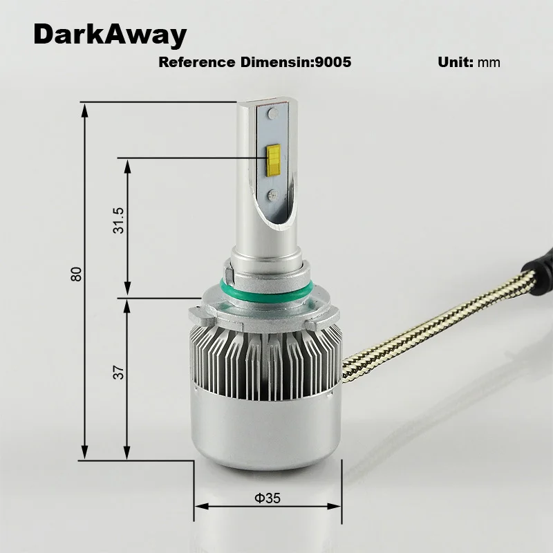 LED Car Headlight LH-C6F-9005- 7