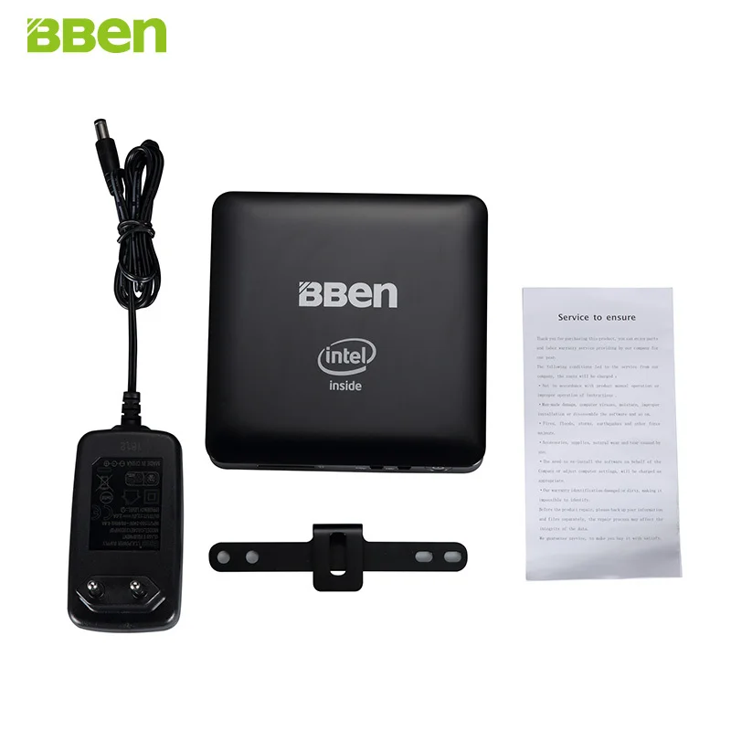 Мини компьютер Bben с четырёхъядерным процессором intel Z8350 HTPC Windows 10 LAN Wi Fi USB3.0 usb2.0 2