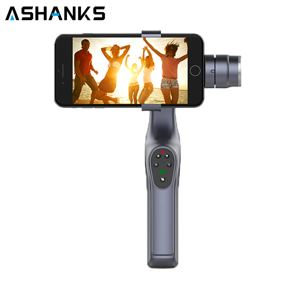 

ASHANKS GB2 2 Axis Handheld Gimbal Brushless Stabilizer Bluetooth Control Smartphone Video Stabilization for iPhone Galaxy Note