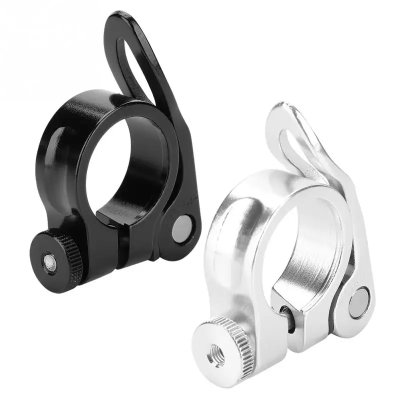 Aluminum Alloy Seatpost Clamp Quick Release Mountain Road Bike Saddle