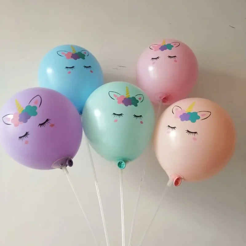 

Unicorn balloons 50pcs/lot 10inch candy color latex macaron ballon birthday theme kids balloon decoration boy girl babyshower