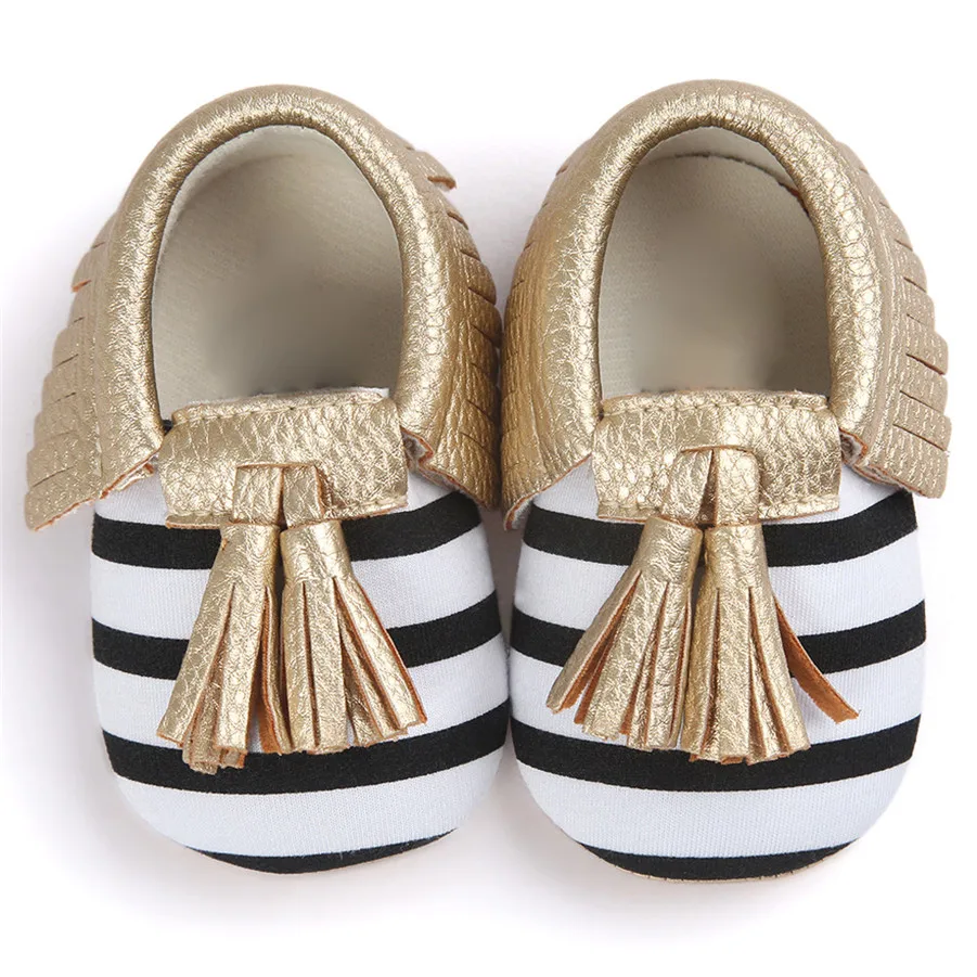 

TELOTUNY New Baby Crib Tassels Bowknot Shoes Toddler Sneakers Casual Shoes Anti-Slip Design Keeps Baby In Safe F804